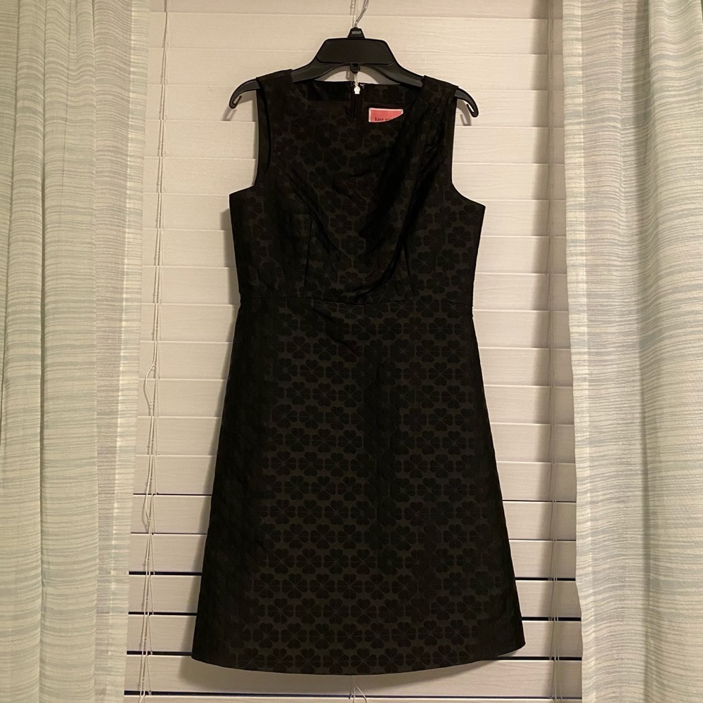 kate spade a-line jacquard dress